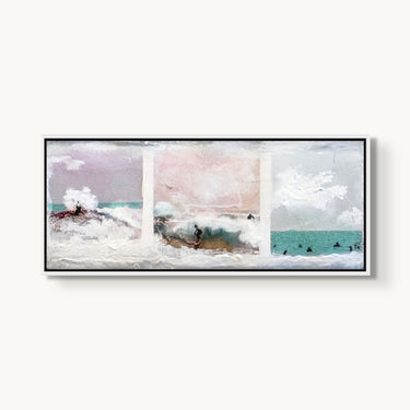 Lower Trestles Triptych - fine art adventure photography print from Devon Cardamone - available at Middles Creative