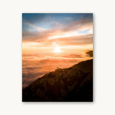 Above The Clouds - fine art adventure photography print from Arthur Girard - available at Middles Creative
