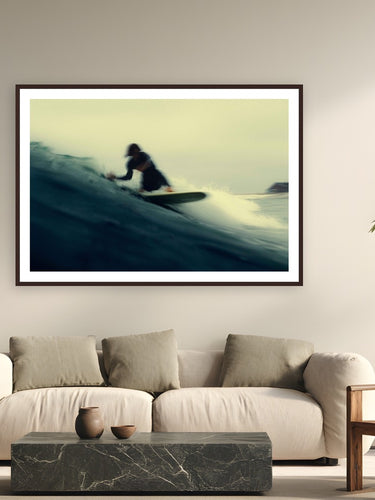 Malibu Style by Jeremy Bishop from Malibu, California - framed black frame fine art photography displayed in a modern living room setting
