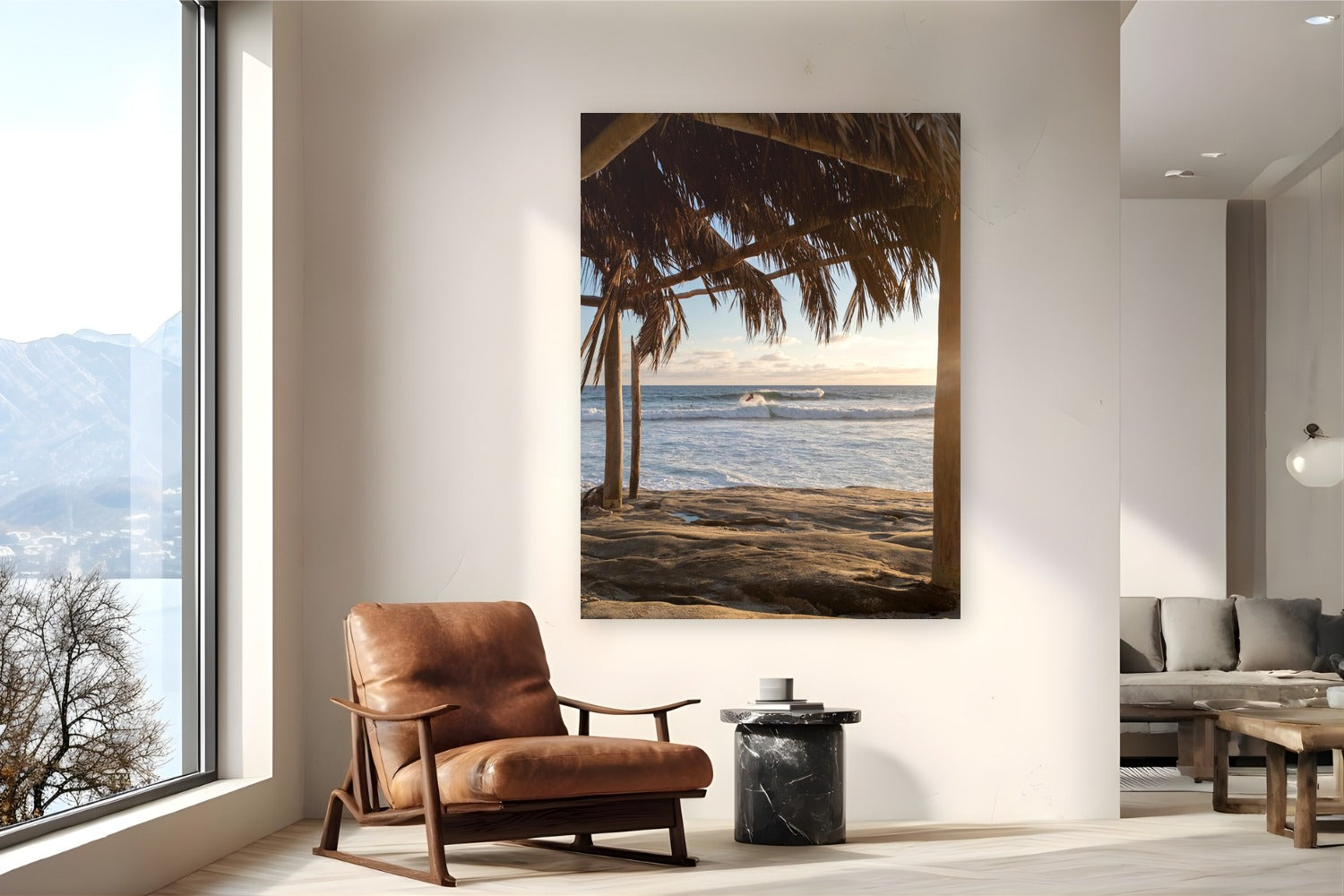 The Shack by Luis Ortega from San Diego, CA - metal print fine art photography displayed in a reading nook setting