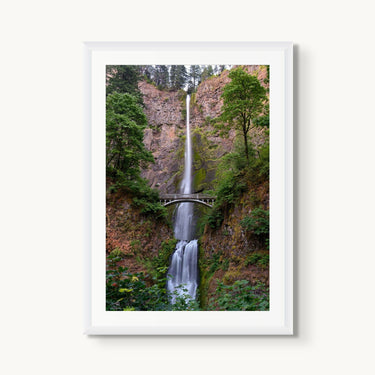 Iconic Multnomah Falls - fine art adventure photography print from Tom Ingram - available at Middles Creative