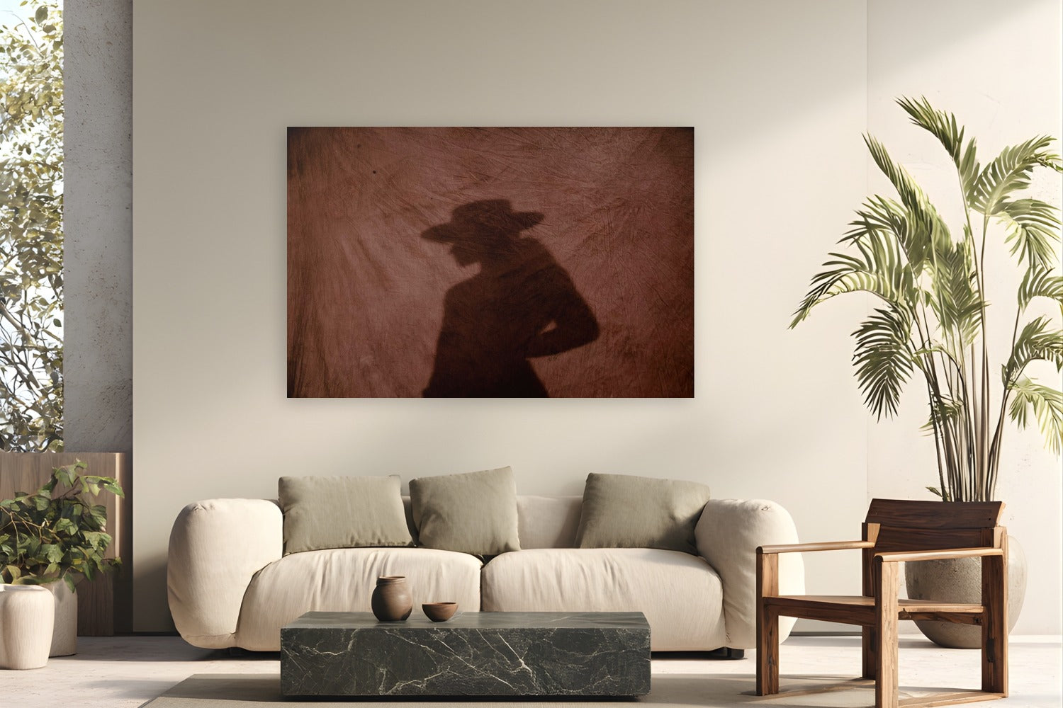 Dune Raider by Ryan Valasek from Joshua Tree, California - metal print fine art photography displayed in a modern living room setting