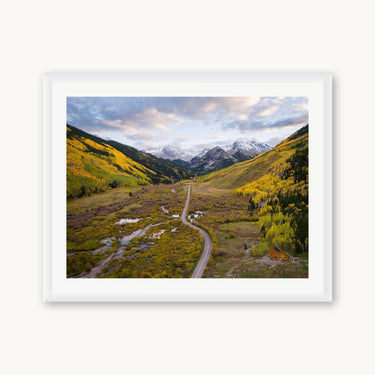 When Mountains Dream in Gold - fine art adventure photography print from Sam Ferguson - available at Middles Creative