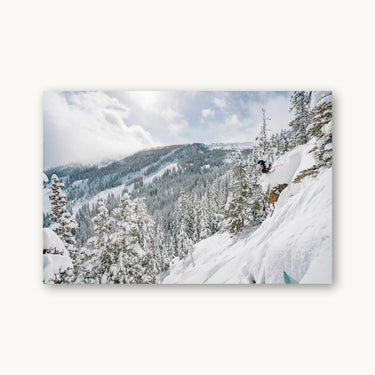 Pow Day - fine art adventure photography print from Tamara Susa - available at Middles Creative