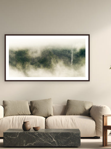 Dreamland by The Pickled Image from Kaua'i, Hawaii - framed black frame fine art photography displayed in a modern living room setting