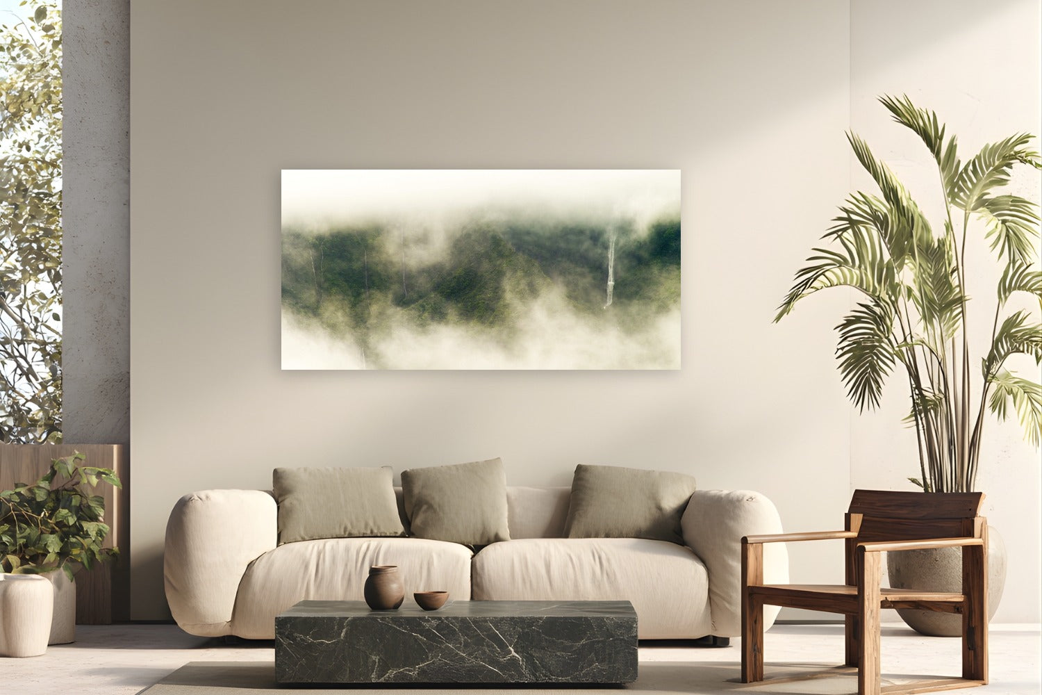 Dreamland by The Pickled Image from Kaua'i, Hawaii - metal print fine art photography displayed in a modern living room setting