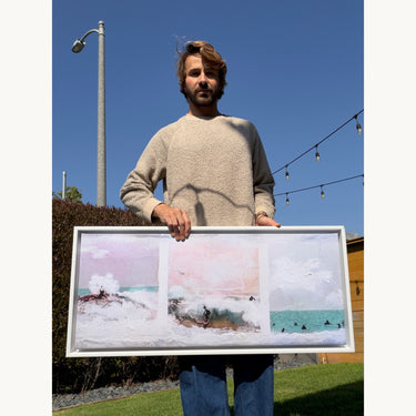 Lower Trestles Triptych - fine art adventure photography print from Devon Cardamone - available at Middles Creative