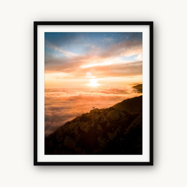 Above The Clouds - fine art adventure photography print from Arthur Girard - available at Middles Creative