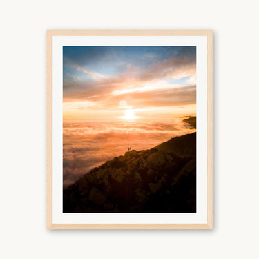 Above The Clouds - fine art adventure photography print from Arthur Girard - available at Middles Creative