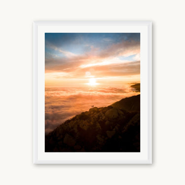 Above The Clouds - fine art adventure photography print from Arthur Girard - available at Middles Creative