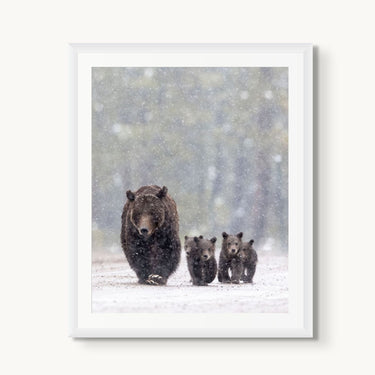 Footsteps in the Flurry - fine art adventure photography print from Tom Ingram - available at Middles Creative