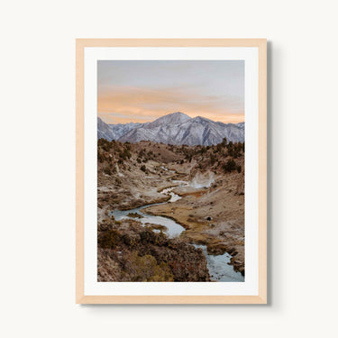 Hot Springs Sunset - fine art adventure photography print from Bree Banning - available at Middles Creative