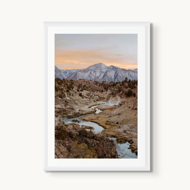 Hot Springs Sunset - fine art adventure photography print from Bree Banning - available at Middles Creative