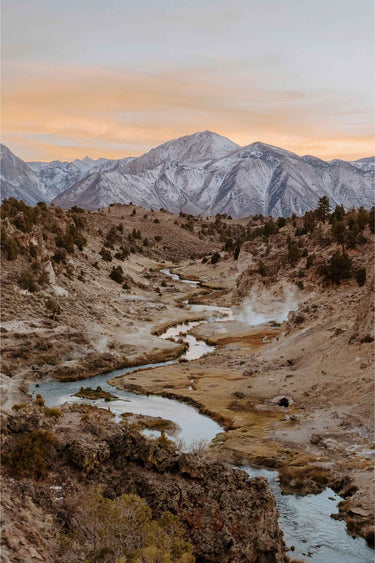 Hot Springs Sunset - fine art adventure photography print from Bree Banning - available at Middles Creative
