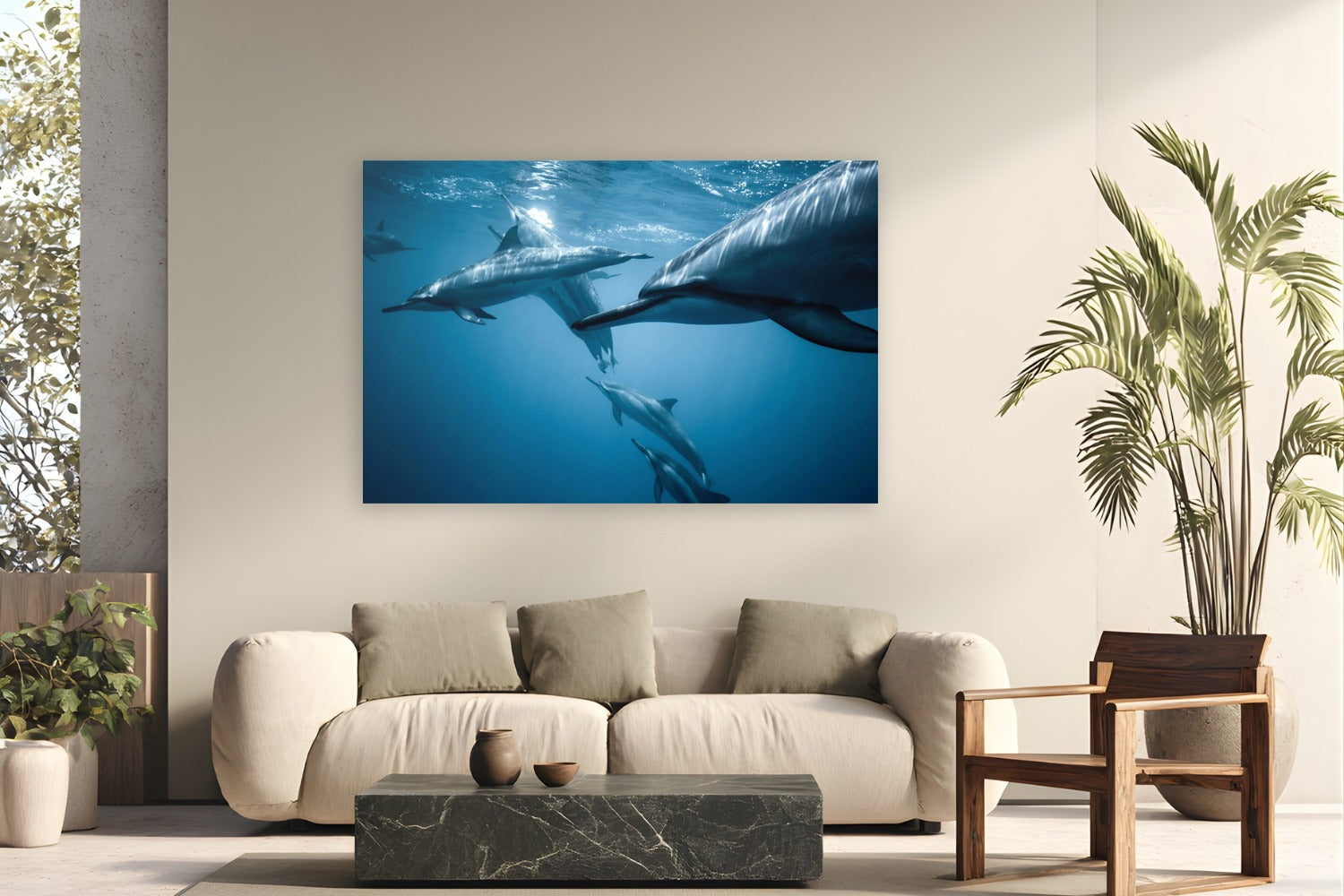 Spotted by Jeremy Bishop from Kona, Hawai‘i - metal print fine art photography displayed in a modern living room setting