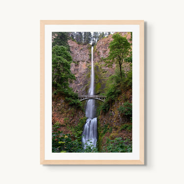 Iconic Multnomah Falls - fine art adventure photography print from Tom Ingram - available at Middles Creative