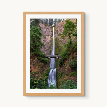 Iconic Multnomah Falls - fine art adventure photography print from Tom Ingram - available at Middles Creative