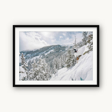 Pow Day - fine art adventure photography print from Tamara Susa - available at Middles Creative