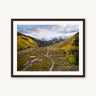 When Mountains Dream in Gold - fine art adventure photography print from Sam Ferguson - available at Middles Creative