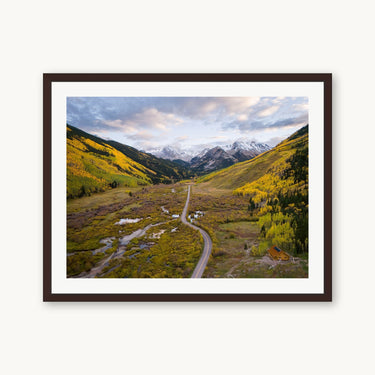 When Mountains Dream in Gold - fine art adventure photography print from Sam Ferguson - available at Middles Creative