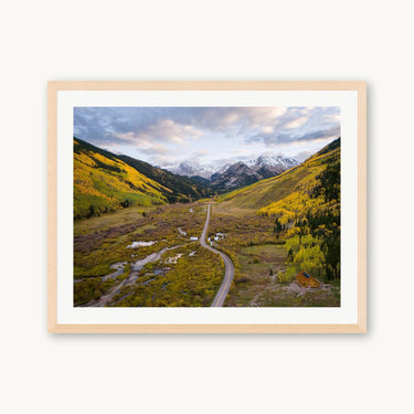 When Mountains Dream in Gold - fine art adventure photography print from Sam Ferguson - available at Middles Creative