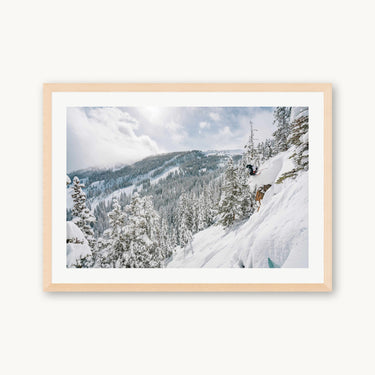 Pow Day - fine art adventure photography print from Tamara Susa - available at Middles Creative