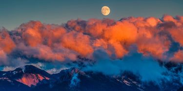 Moon Rising - fine art adventure photography print from Tom Ingram - available at Middles Creative